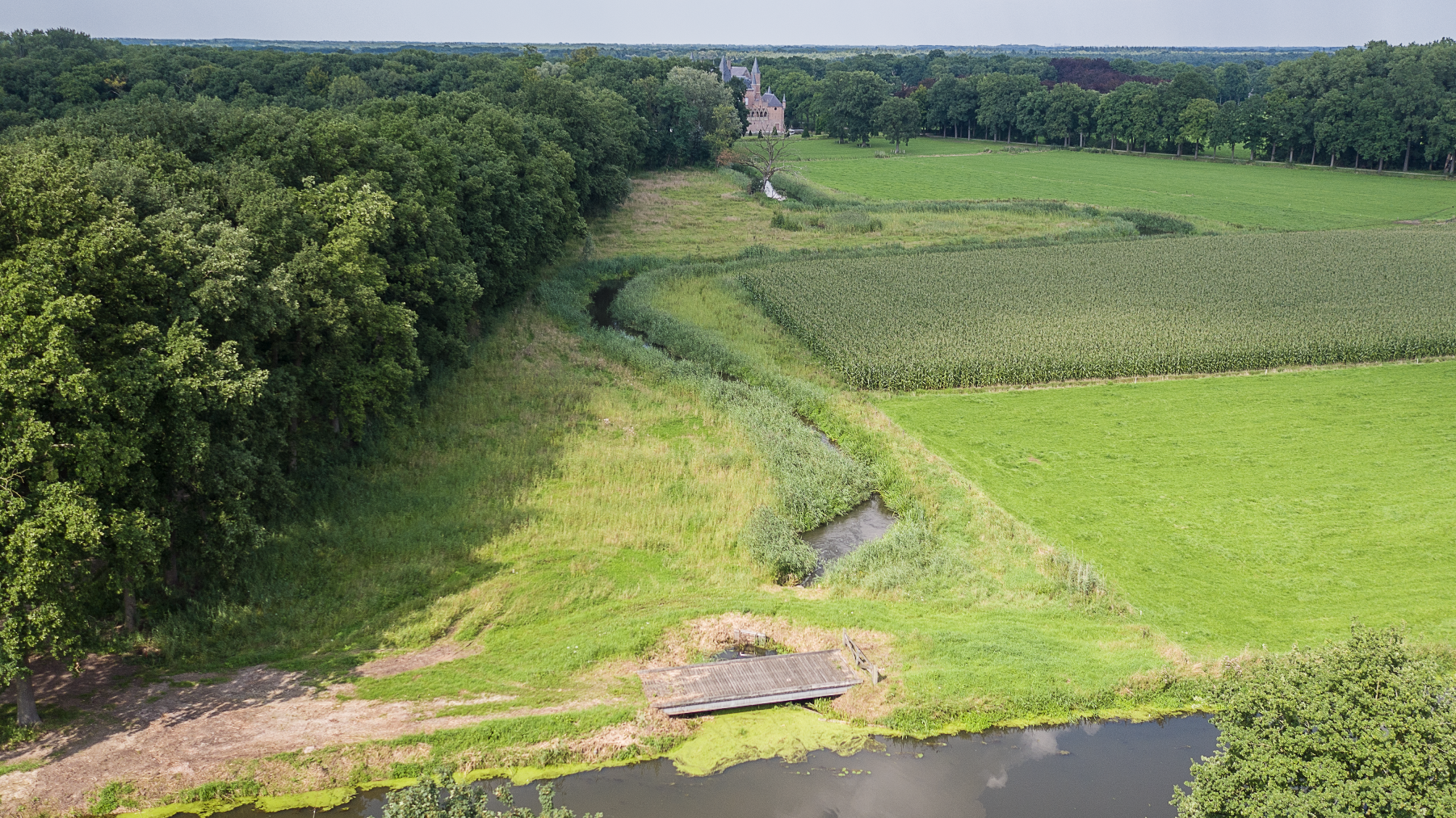 Dynamisch Beekdal Aa Bij Kasteel Heeswijk