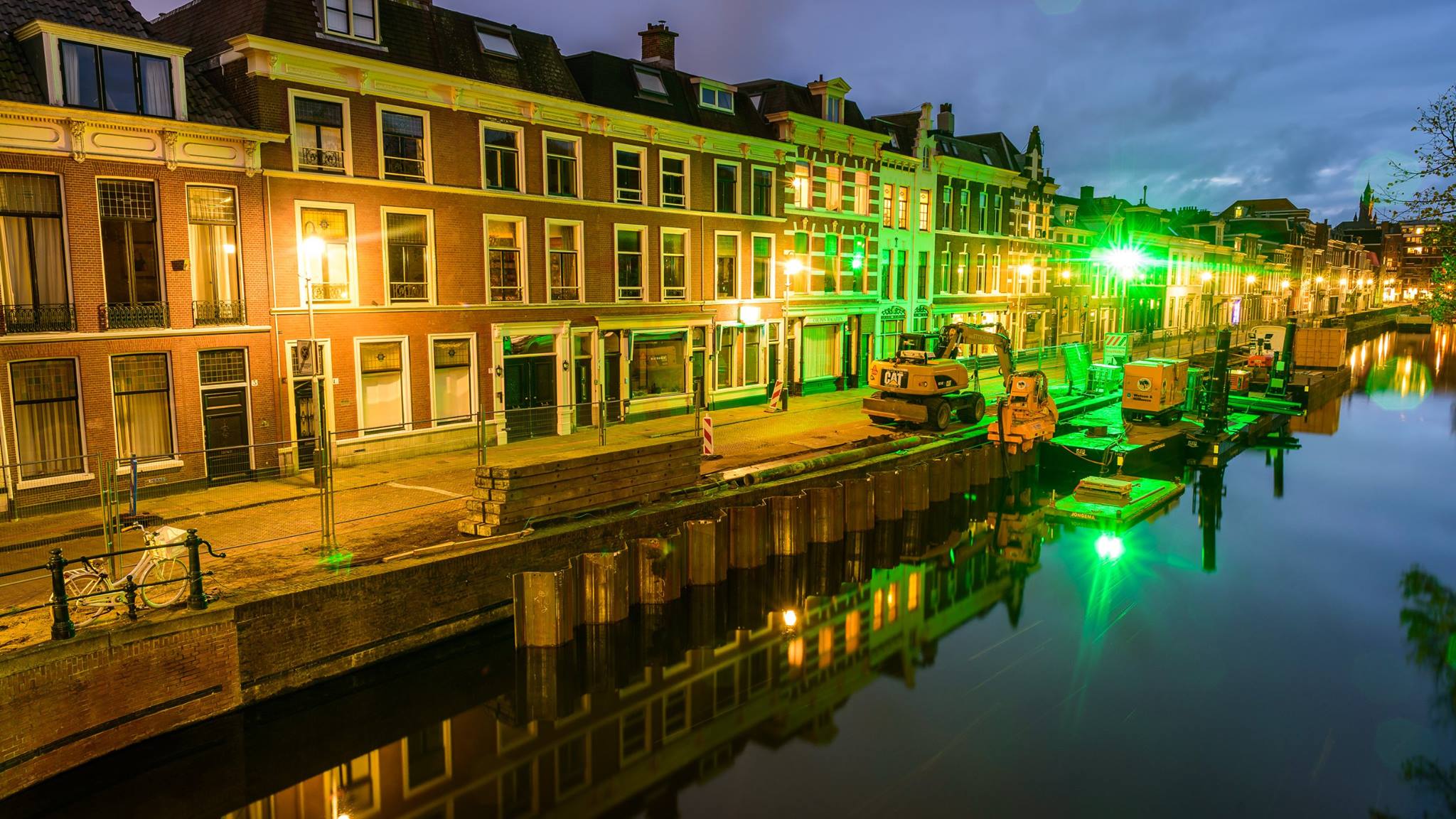 Foto Damwand Met Silent Piler