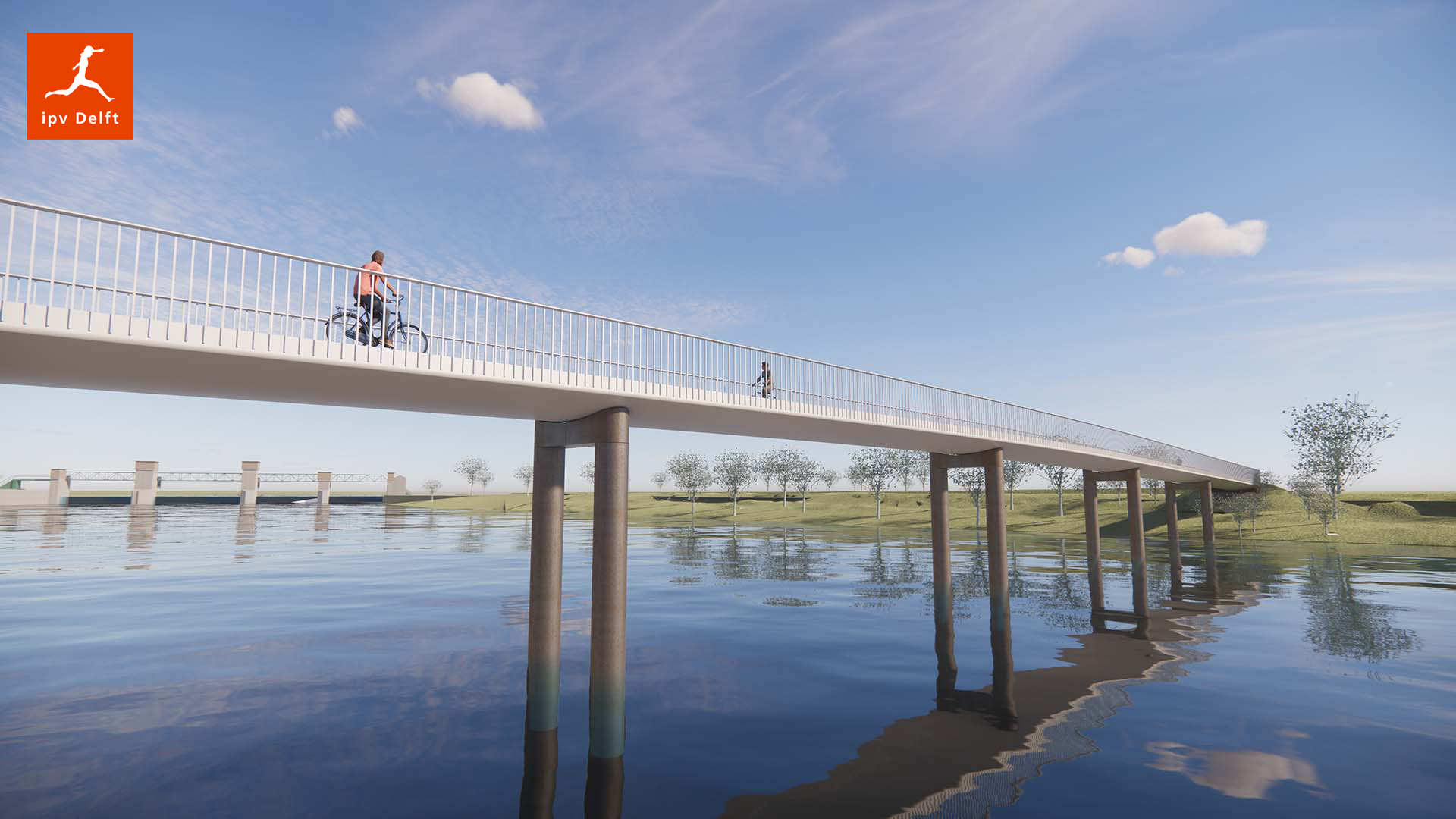 Ontwerp Fietsbrug Borgharen Ipv Delft